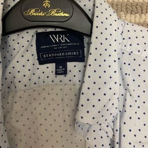 Polka Dot Mens Button Down